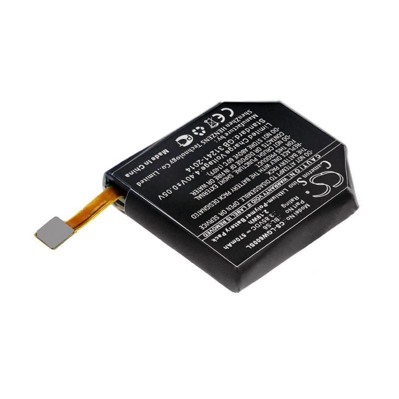 Li-Polymer Battery fits Lg, Watch Urbane Edition Lte 3.85V, 570mAh Smartwatch Cameron Sino Technology Limited