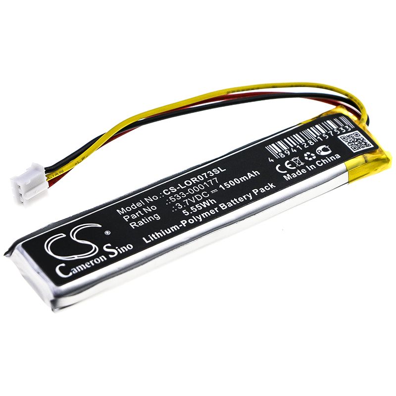 Li-Polymer Battery fits Logitech, Mx Keys, Yr0073 3.7V, 1500mAh Keyboard,Mouse Cameron Sino Technology Limited