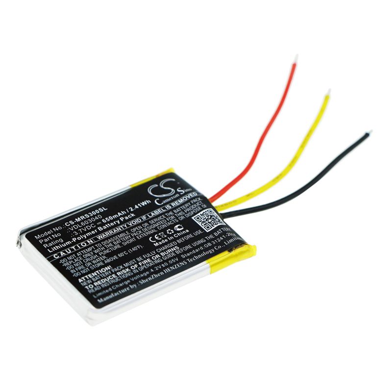 Li-Polymer Battery fits Marshall, Major Ii, Major Ii Bluetooth 3.7V, 650mAh Wireless Headset Cameron Sino Technology Limited