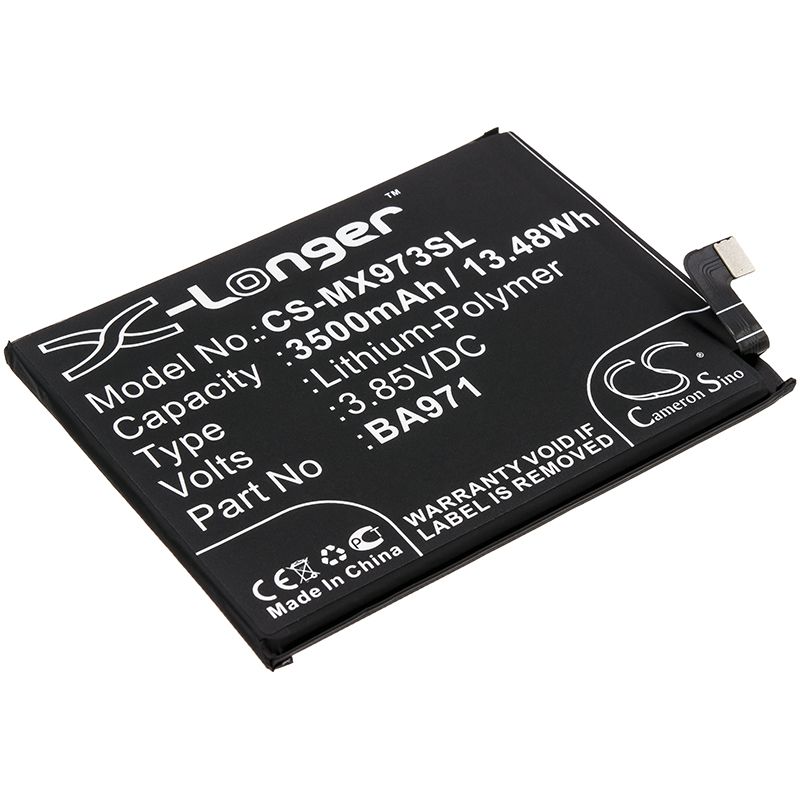 Li-Polymer Battery fits Meizu, 16s, 16s Pro 3.85V, 3500mAh Mobile & SmartPhone Cameron Sino Technology Limited