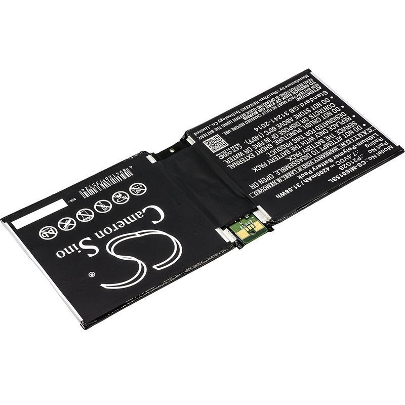 Li-Polymer Battery fits Microsoft, Surface 2, Surface 2 10.6" 7.4V, 4200mAh Tablet Cameron Sino Technology Limited