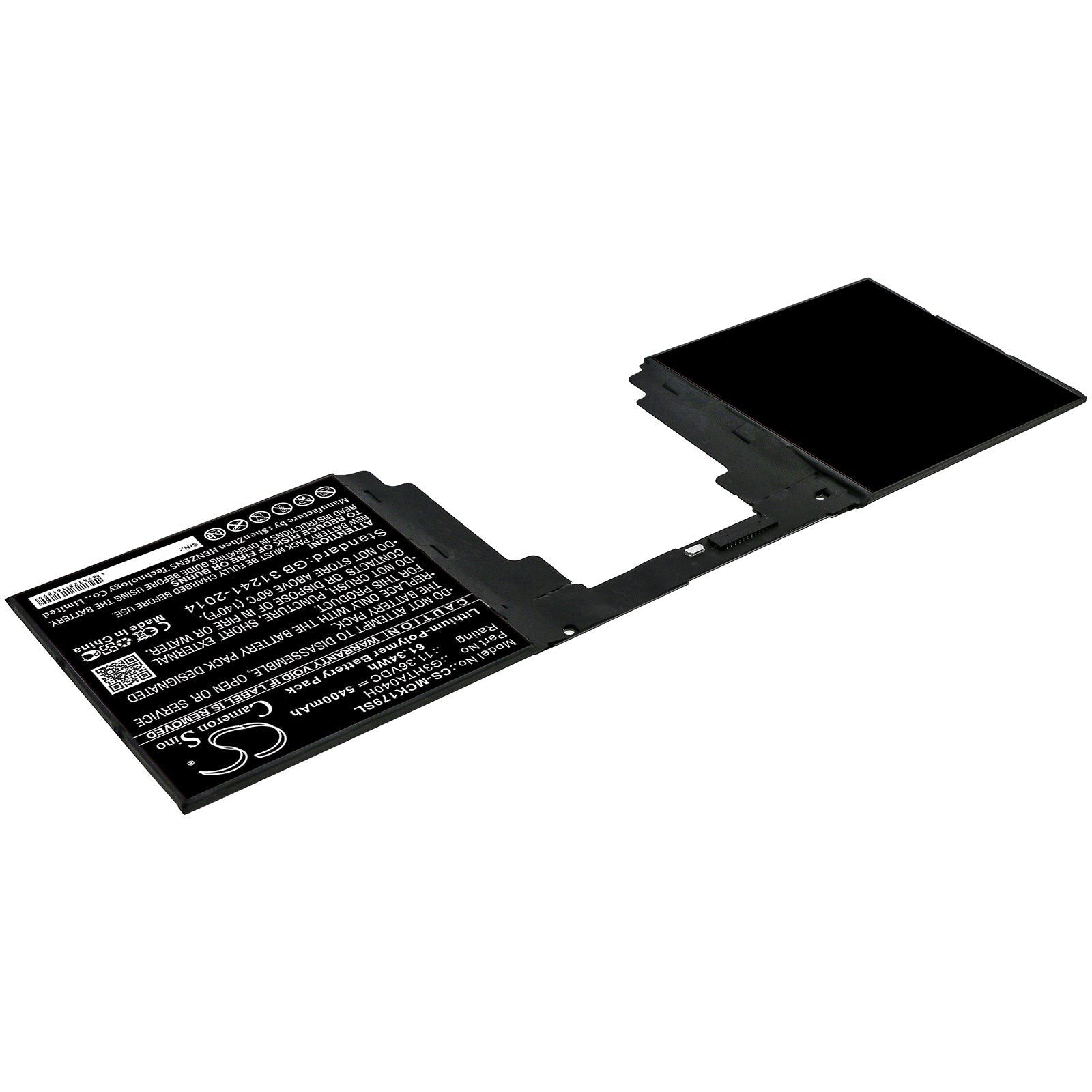Li-Polymer Battery fits Microsoft, Surface Book 2nd 15" 1793 Keyboard 11.36V, 5400mAh Tablet Cameron Sino Technology Limited