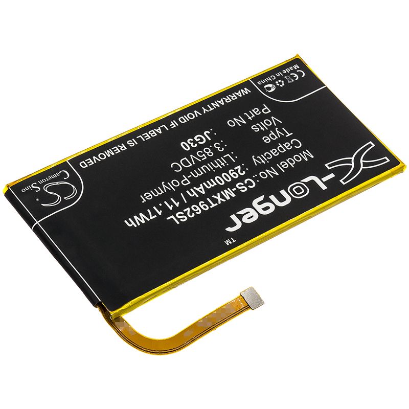 Li - Polymer Battery fits Motorola, Moto G7, Xt1962 - 1 3.85V, 2900mAh - Batterybuyer.ca