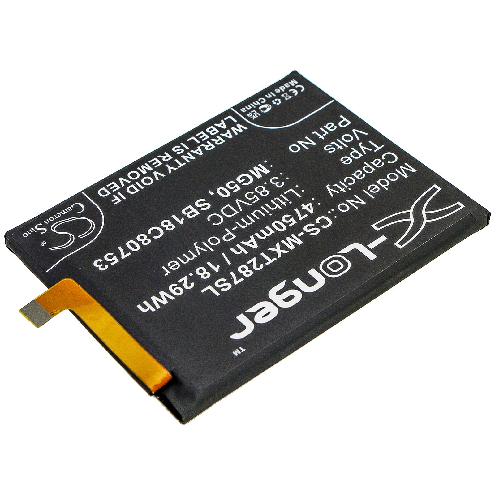 Li - Polymer Battery fits Motorola, Moto G9 Plus, Xt2087 - 1, Xt2087 - 2 3.85V, 4750mAh - Batterybuyer.ca