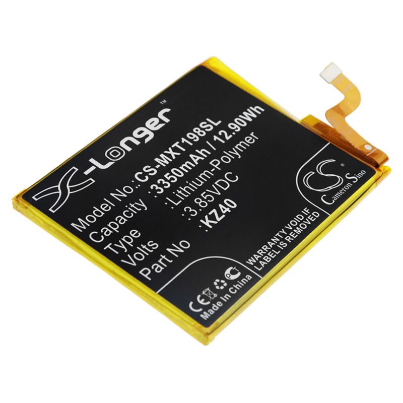 Li-Polymer Battery fits Motorola, Moto Z4, Xt1980-3 3.85V, 3350mAh Mobile & SmartPhone Cameron Sino Technology Limited