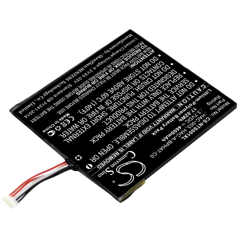 Li-Polymer Battery fits Nintendo, Hac-s-jp/eu-c0, Switch Hac-001 3.7V, 4600mAh Game Console Cameron Sino Technology Limited