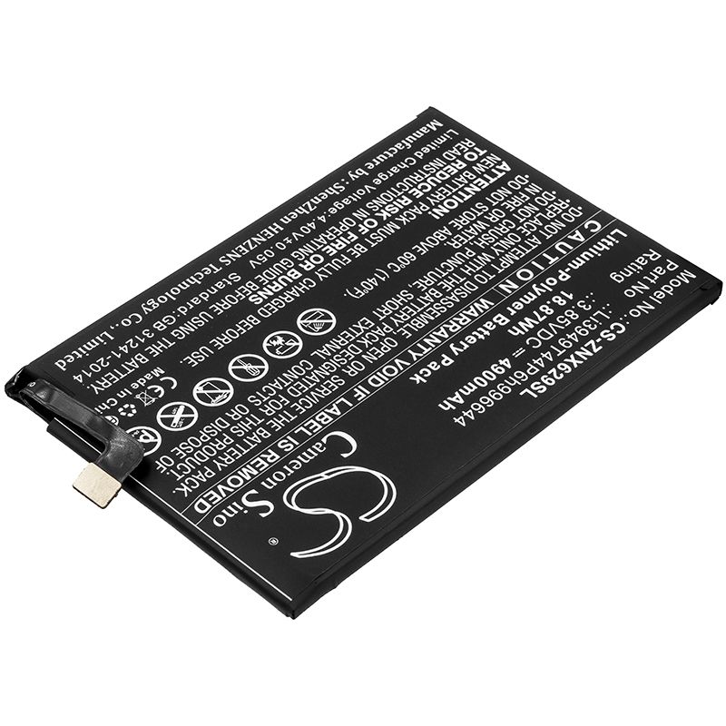 Li-Polymer Battery fits Nubia, Nx629j, Red Magic 3s 3.85V, 4900mAh Mobile & SmartPhone Cameron Sino Technology Limited