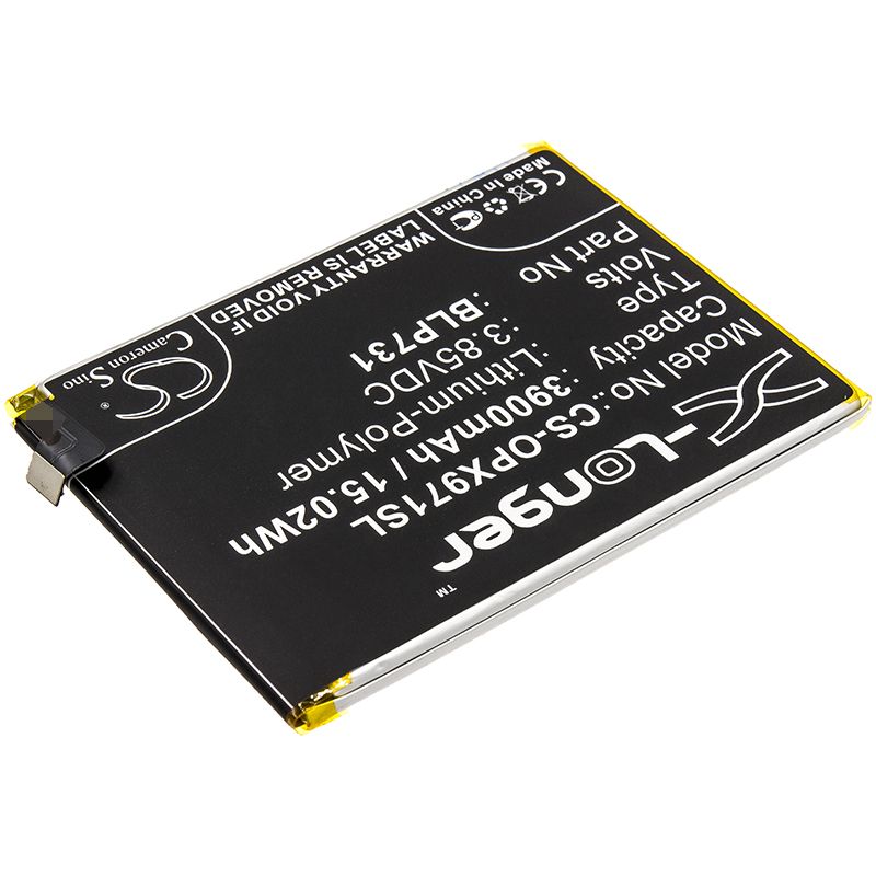 Li-Polymer Battery fits Oppo, Realme 5 Pro, Rmx1971 3.85V, 3900mAh Mobile & SmartPhone Cameron Sino Technology Limited
