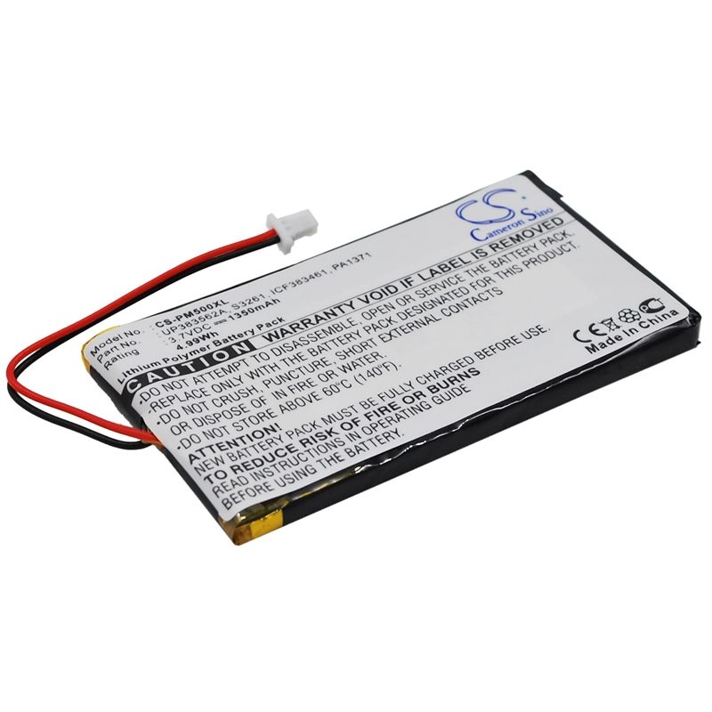 Li-polymer Battery Fits Palm, M500, M505, M515 3.7v, 1350mah PDA & Pocket PC Cameron Sino Technology Limited