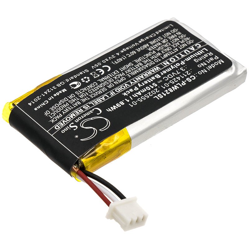Li-Polymer Battery fits Plantronics, Savi 8210, Savi W8210 3.7V, 510mAh Wireless Headset Cameron Sino Technology Limited