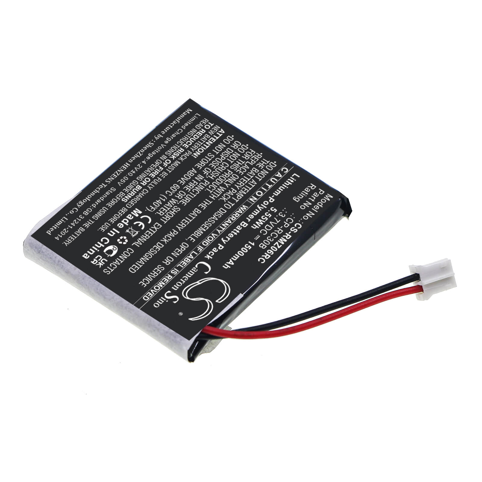 Li-Polymer Battery fits Razer, Mamba Rc30-013601, Naga Epic Chroma 3.7V, 1500mAh / 5.55Wh Keyboard,Mouse Cameron Sino Technology Limited