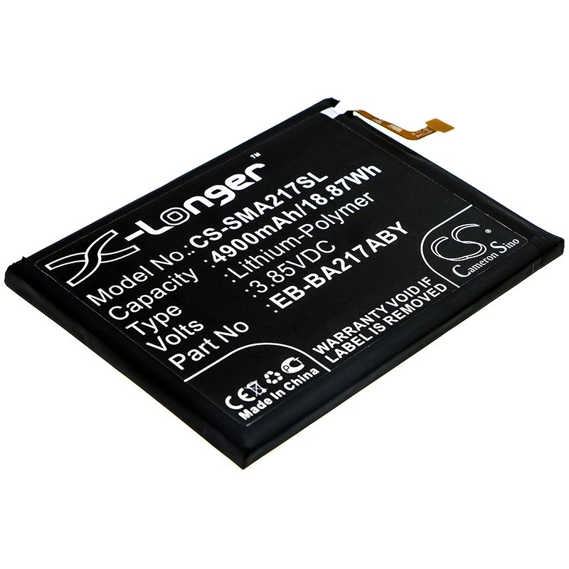 Li - Polymer Battery fits Samsung, Galaxy A21s 2020, Sm - a217f 3.85V, 4900mAh - Batterybuyer.ca