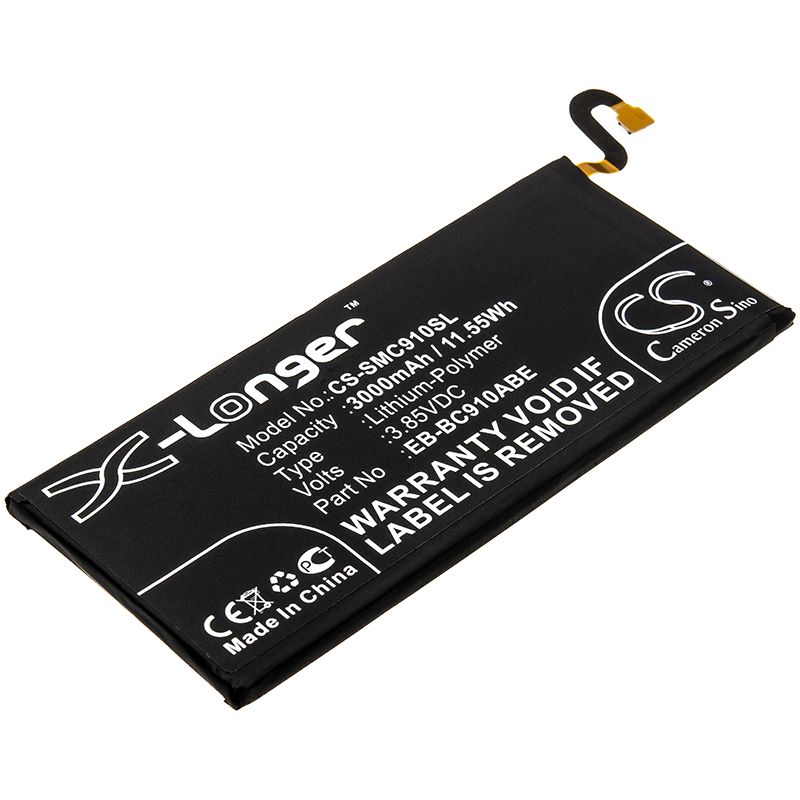 Li-Polymer Battery fits Samsung, Galaxy C10 Pro, Galaxy C910 3.85V, 3000mAh Mobile & SmartPhone Cameron Sino Technology Limited
