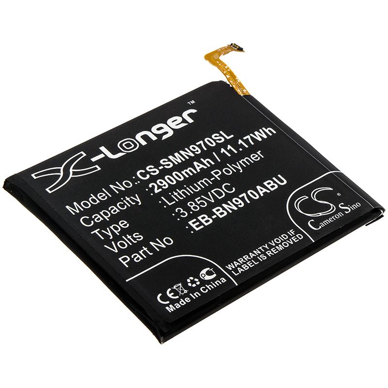Li - Polymer Battery fits Samsung, Galaxy Note 10, Sm - n9700 3.85V, 2900mAh - Batterybuyer.ca