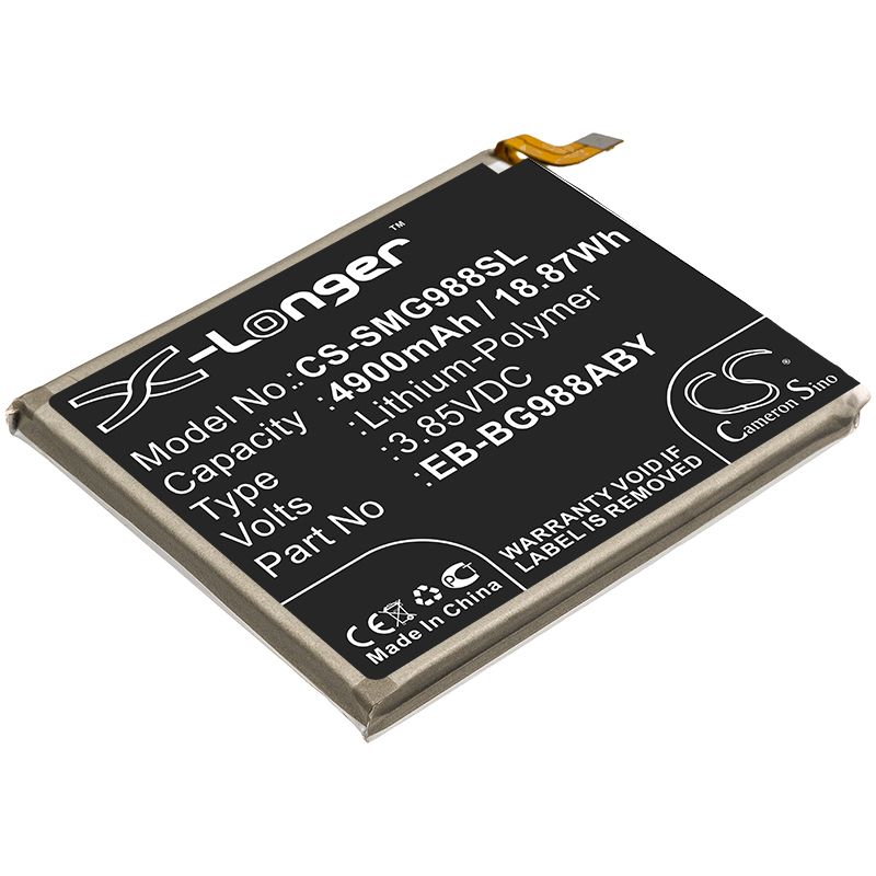 Li - Polymer Battery fits Samsung, Galaxy S20 Ultra, Galaxy S20 Ultra 5g 3.85V, 4900mAh - Batterybuyer.ca