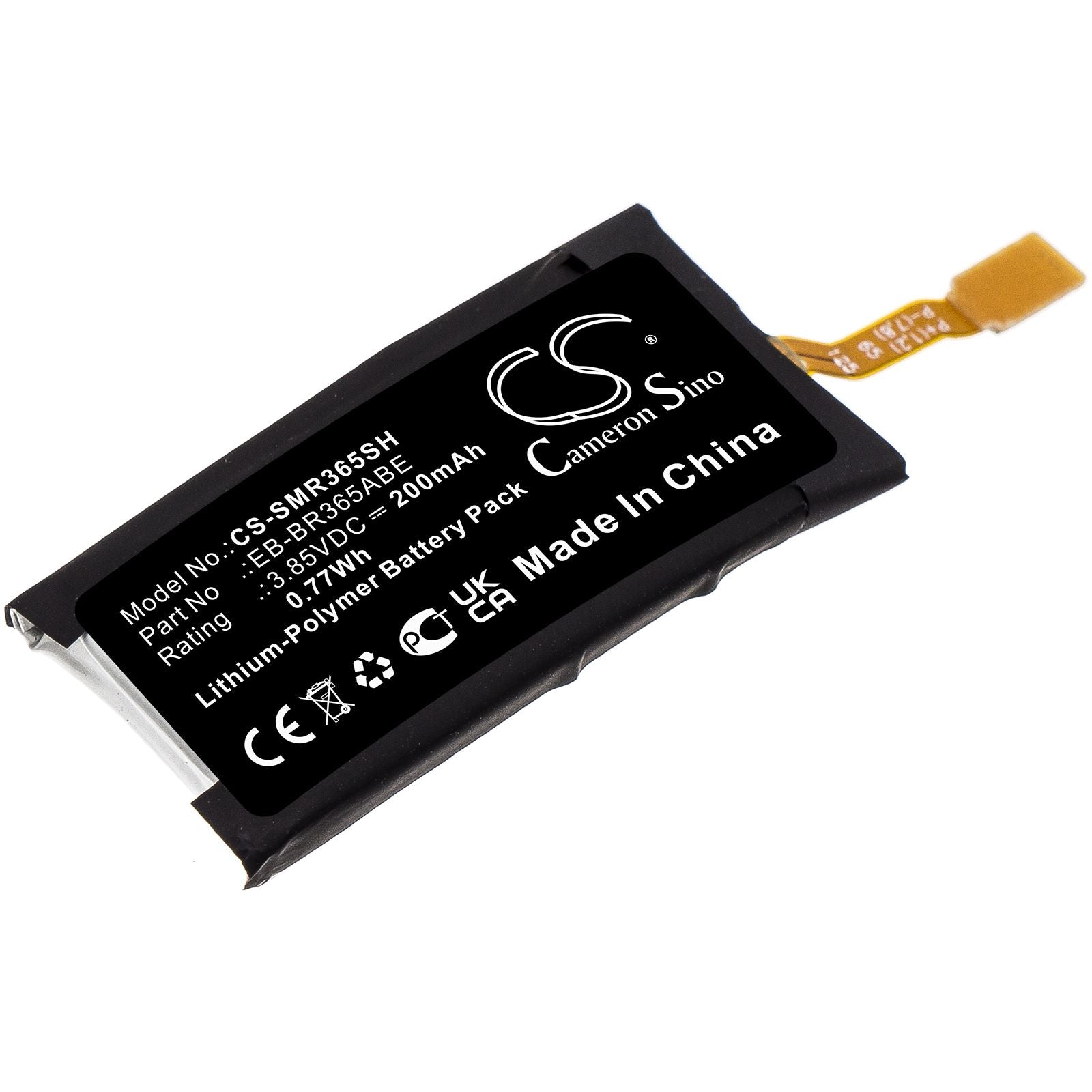Li-Polymer Battery fits Samsung, Gear Fit 2 Pro, Sm-r365 3.85V, 200mAh Smartwatch Cameron Sino Technology Limited