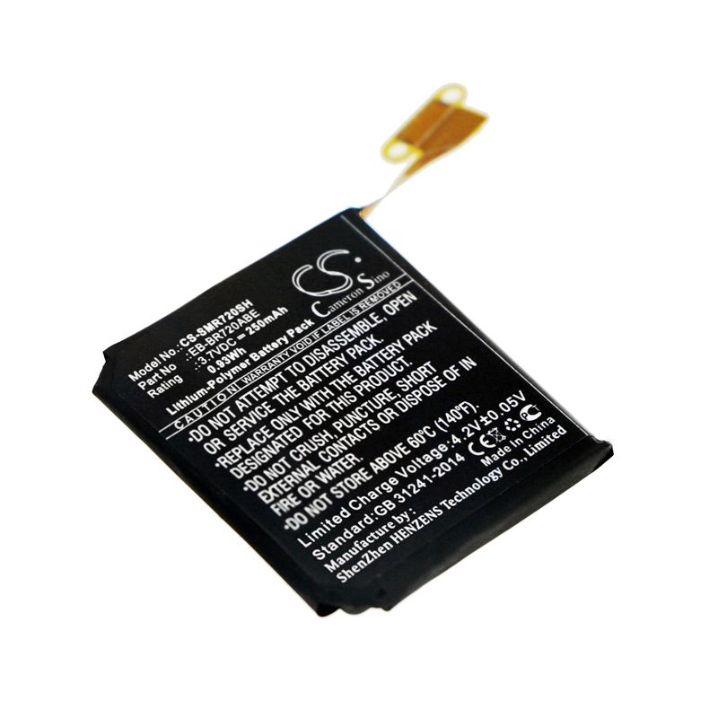 Li-Polymer Battery fits Samsung, Gear S2, Gear S2 Classic 3.7V, 250mAh Smartwatch Cameron Sino Technology Limited