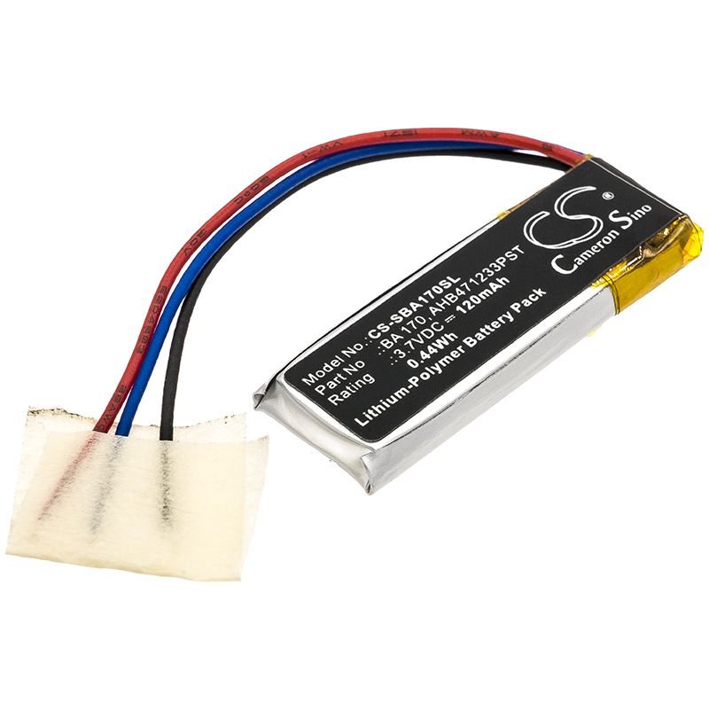 Li-Polymer Battery fits Sennheiser, Momentum In-ear 3.7V, 120mAh Wireless Headset Cameron Sino Technology Limited