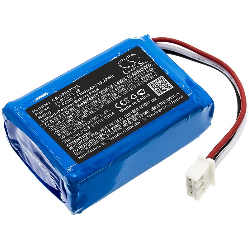 Li-Polymer Battery fits Sichler, Pr-025, Pr-030 7.4V, 1800mAh Vacuum Cameron Sino Technology Limited