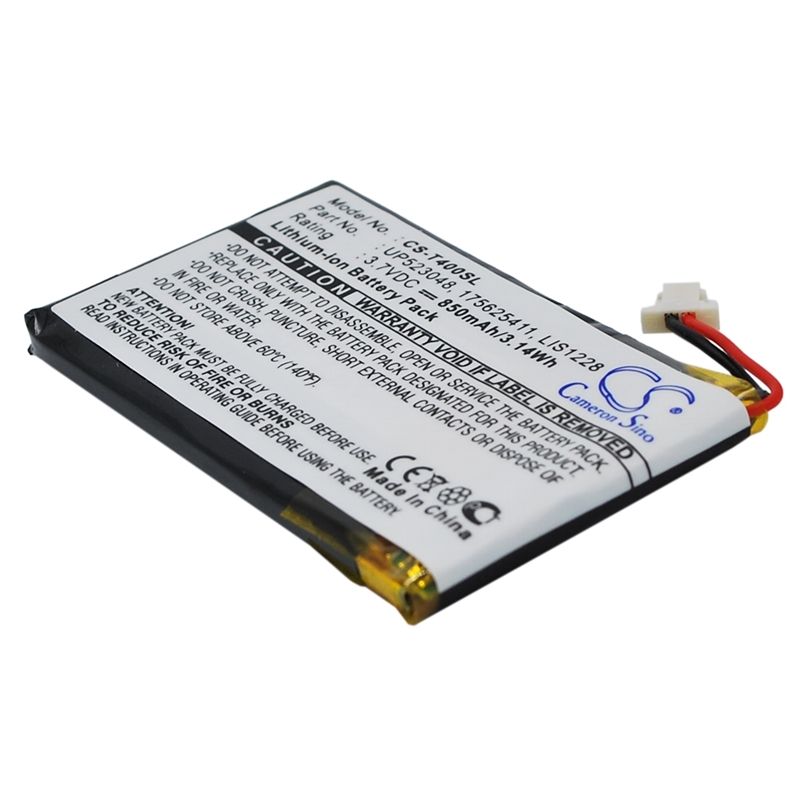 Li-Polymer Battery fits Sony, Clie Peg-t400, Clie Peg-t410, Clie Peg-t415 3.7V, 850mAh PDA & Pocket PC Cameron Sino Technology Limited