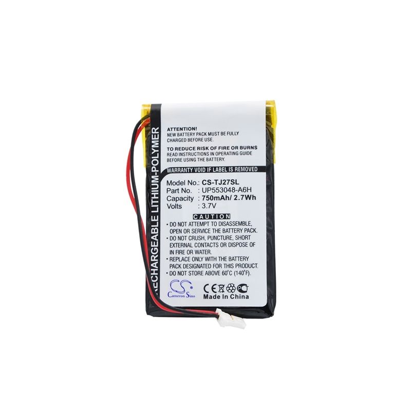 Li-Polymer Battery fits Sony, Clie Peg-tj27, Clie Peg-tj37 3.7V, 750mAh PDA & Pocket PC Cameron Sino Technology Limited