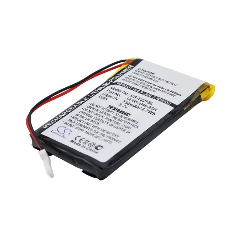 Li-Polymer Battery fits Sony, Clie Peg-tj27, Clie Peg-tj37 3.7V, 750mAh PDA & Pocket PC Cameron Sino Technology Limited