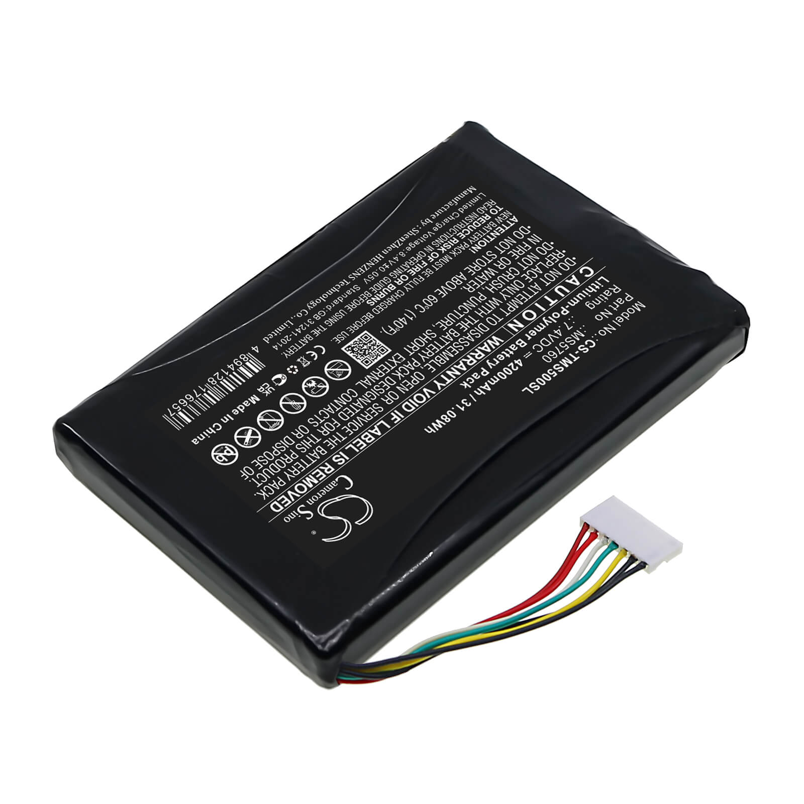 Li-Polymer Battery fits Trimble, Ms5, Ms5n 7.4V, 4200mAh / 31.08Wh Tablet Cameron Sino Technology Limited