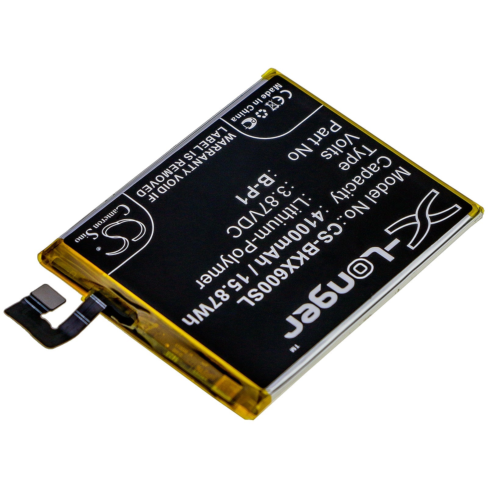 Li - Polymer Battery fits Vivo, V2047, V2047a, X60 Pro 3.87V, 4100mAh - Batterybuyer.ca