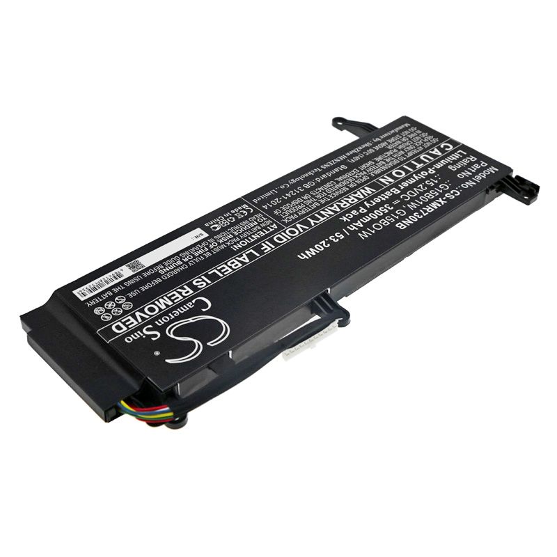 Li-Polymer Battery fits Xiaomi, 171502-ad, 171502-ai 15.2V, 3500mAh Notebook & Laptop Cameron Sino Technology Limited