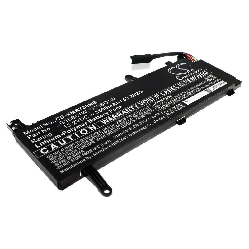 Li-Polymer Battery fits Xiaomi, 171502-ad, 171502-ai 15.2V, 3500mAh Notebook & Laptop Cameron Sino Technology Limited