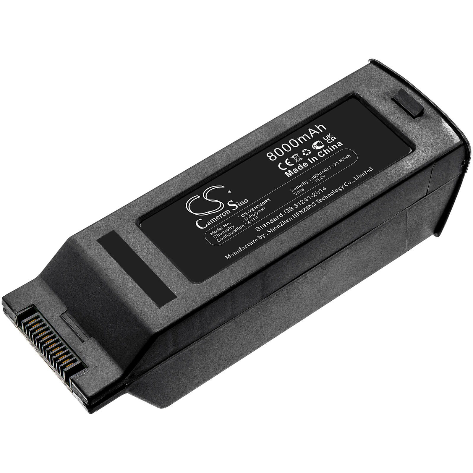 Li-Polymer Battery fits Yuneec, Typhoon H3 15.2V, 8000mAh Drones Cameron Sino Technology Limited