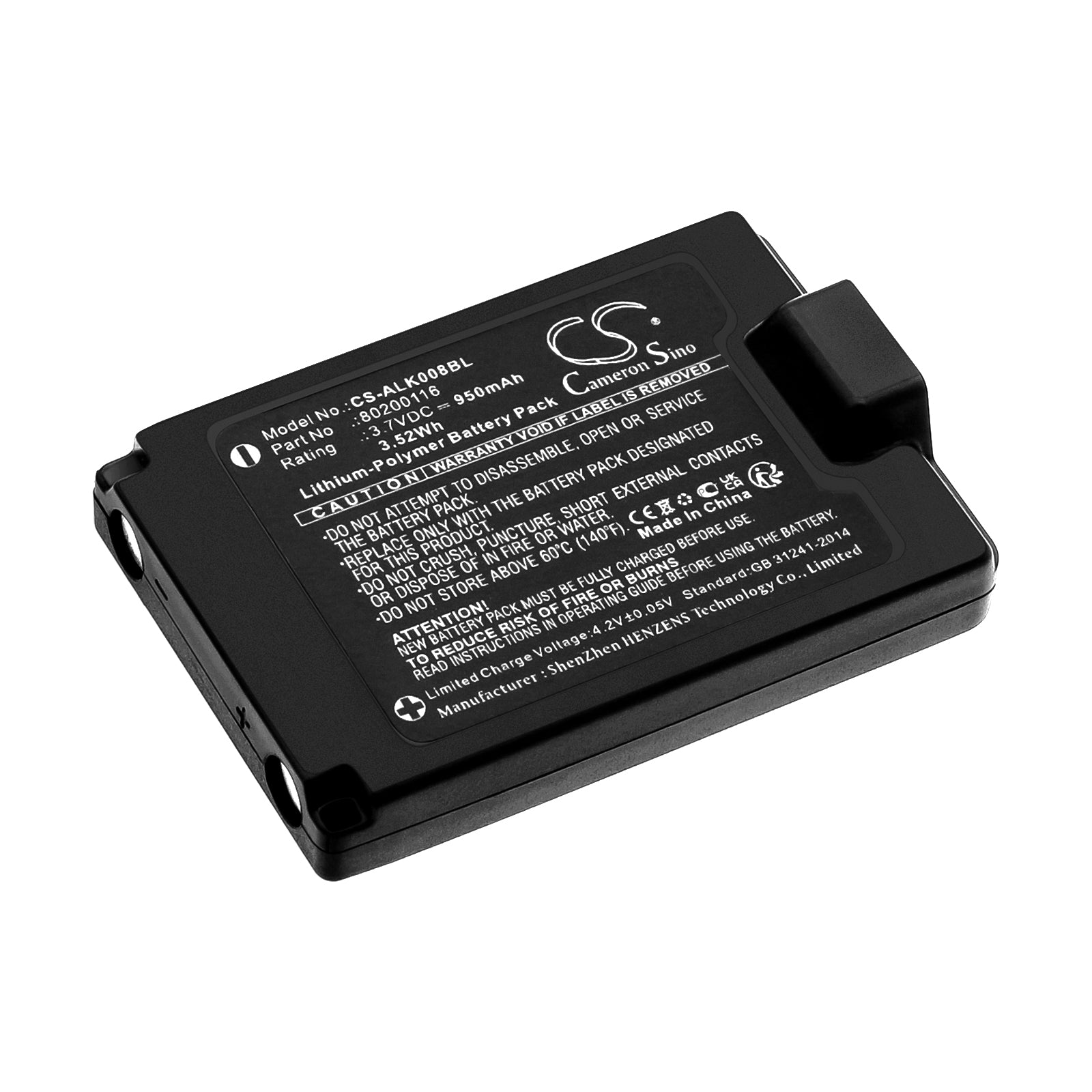 Li-Polymer, Crane Remote Control Battery fits Autec A8b, Air Remote Control, 3.7V, 950mAh Crane Remote Control Cameron Sino Technology Limited