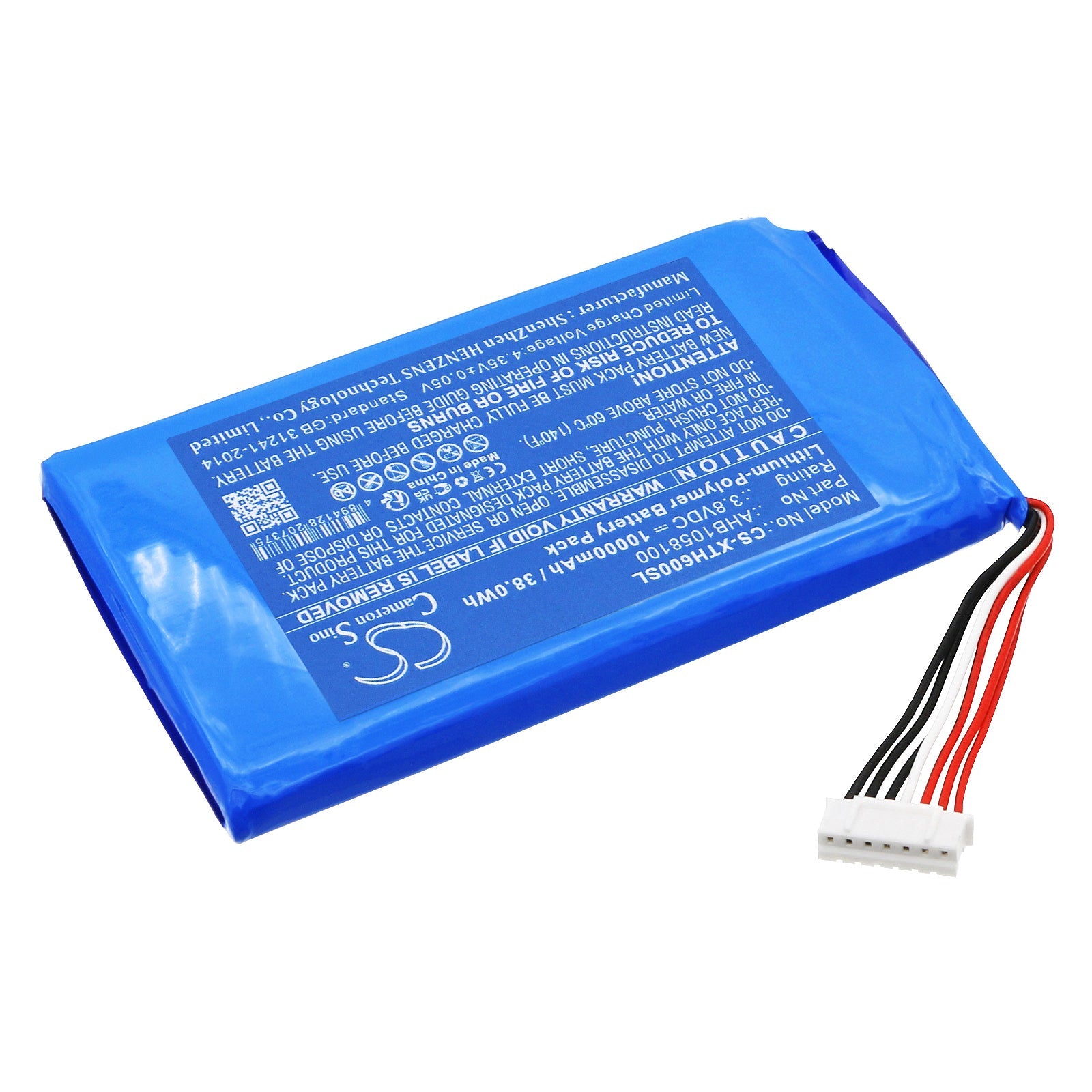 Li-Polymer, Diagnostic Scanner Battery fits Xtool Autopropad G2 Key Programmer 8, D8 Bt Scan Tools, 3.8V, 10000mAh Diagnostic Scanner Cameron Sino Technology Limited