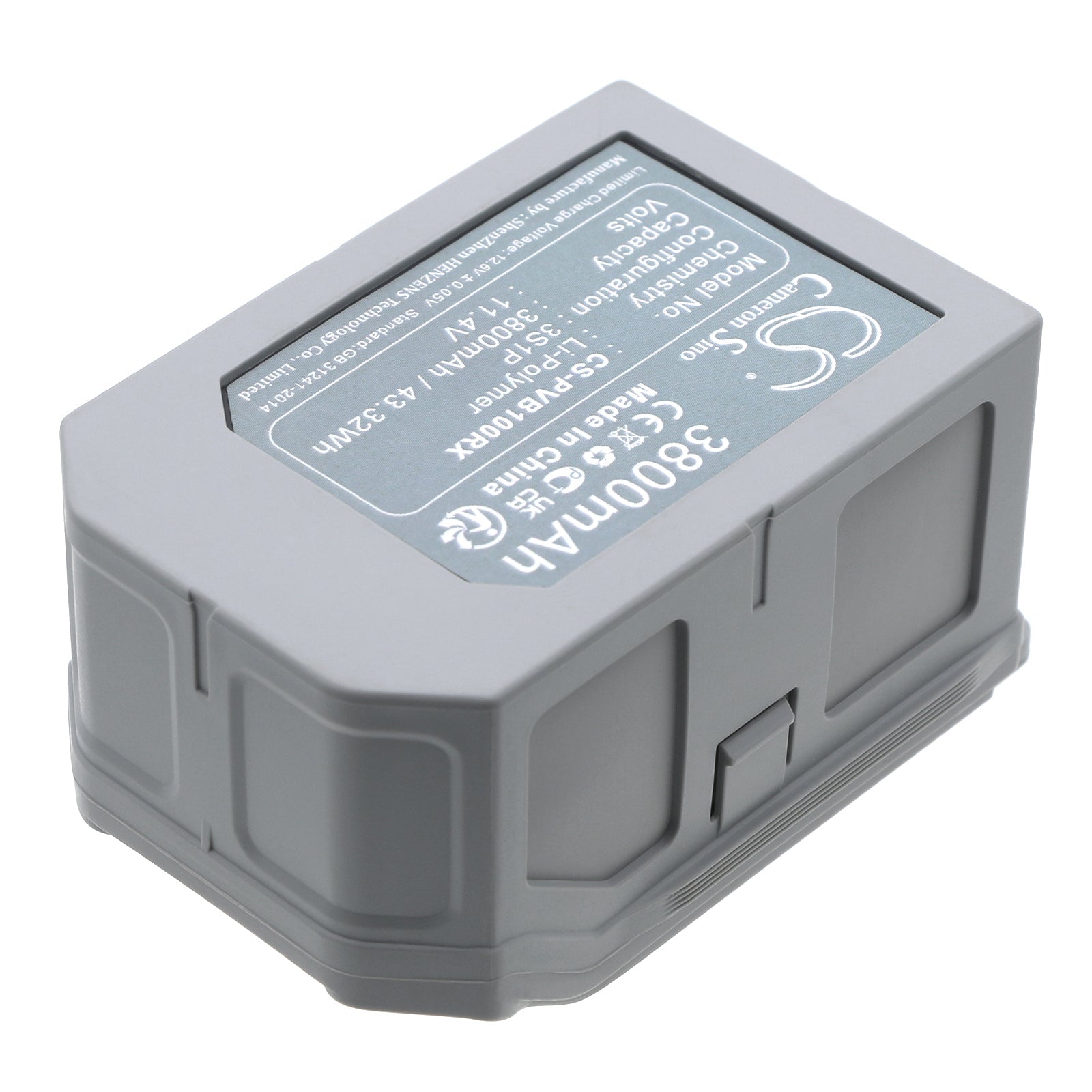 Li-Polymer, Drones Battery fits Powervision Poweregg X, 11.4V, 3800mAh Drones Cameron Sino Technology Limited