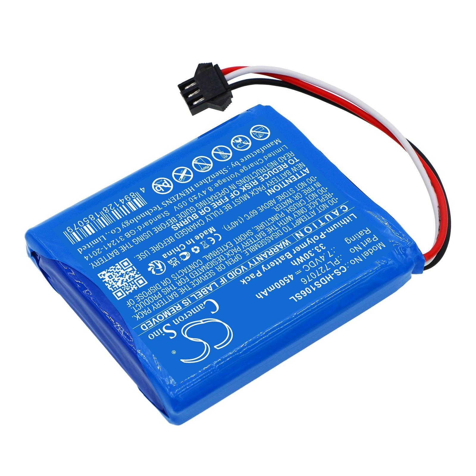 Li-Polymer, Equipment, Survey, Test Battery fits Hantek Dso-1062b, Dso-1202b, 7.4V, 4500mAh Equipment, Survey, Test Cameron Sino Technology Limited