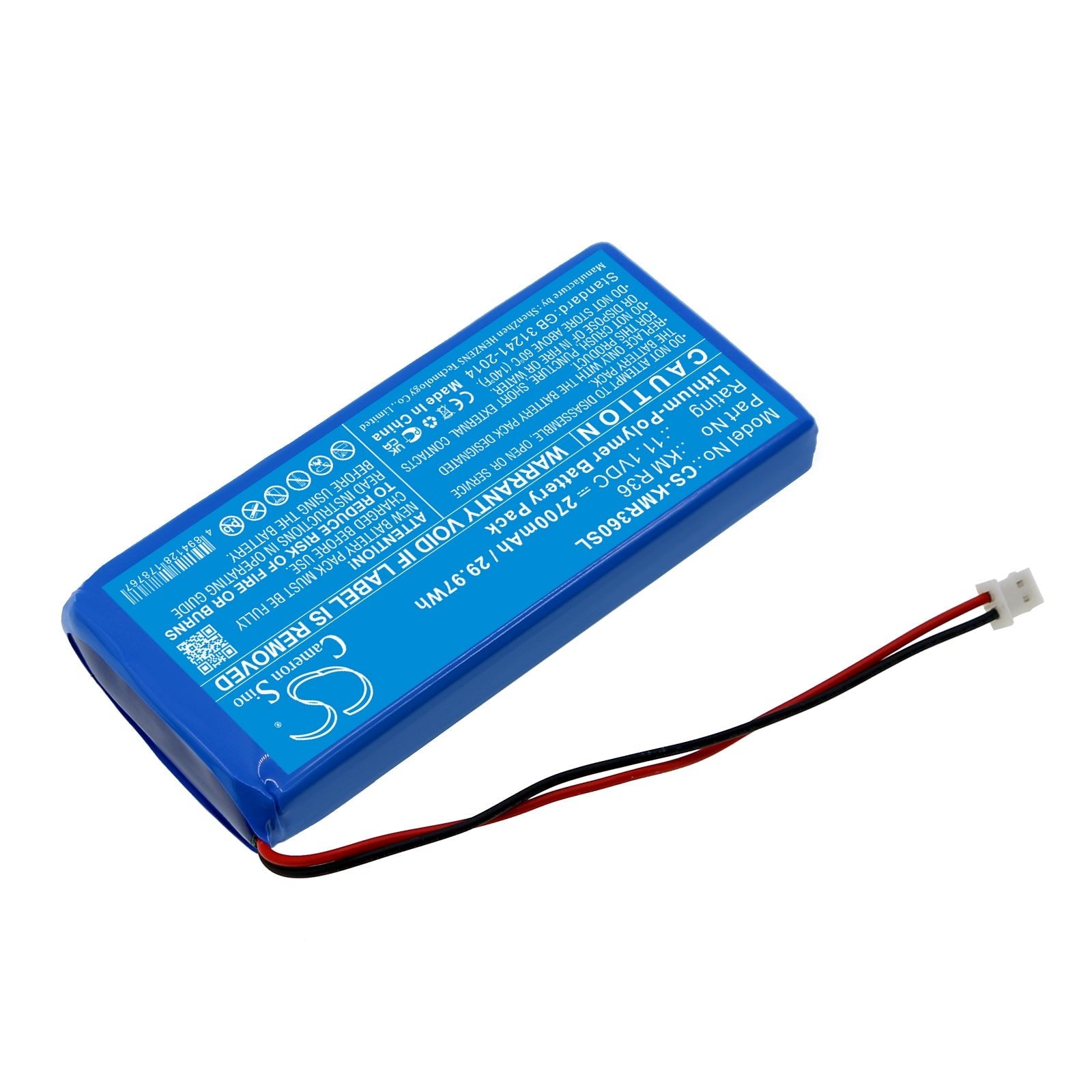 Li-Polymer, Equipment, Survey, Test Battery fits Kanomax Km R36 Gasmaster, 11.1V, 2700mAh Equipment, Survey, Test Cameron Sino Technology Limited