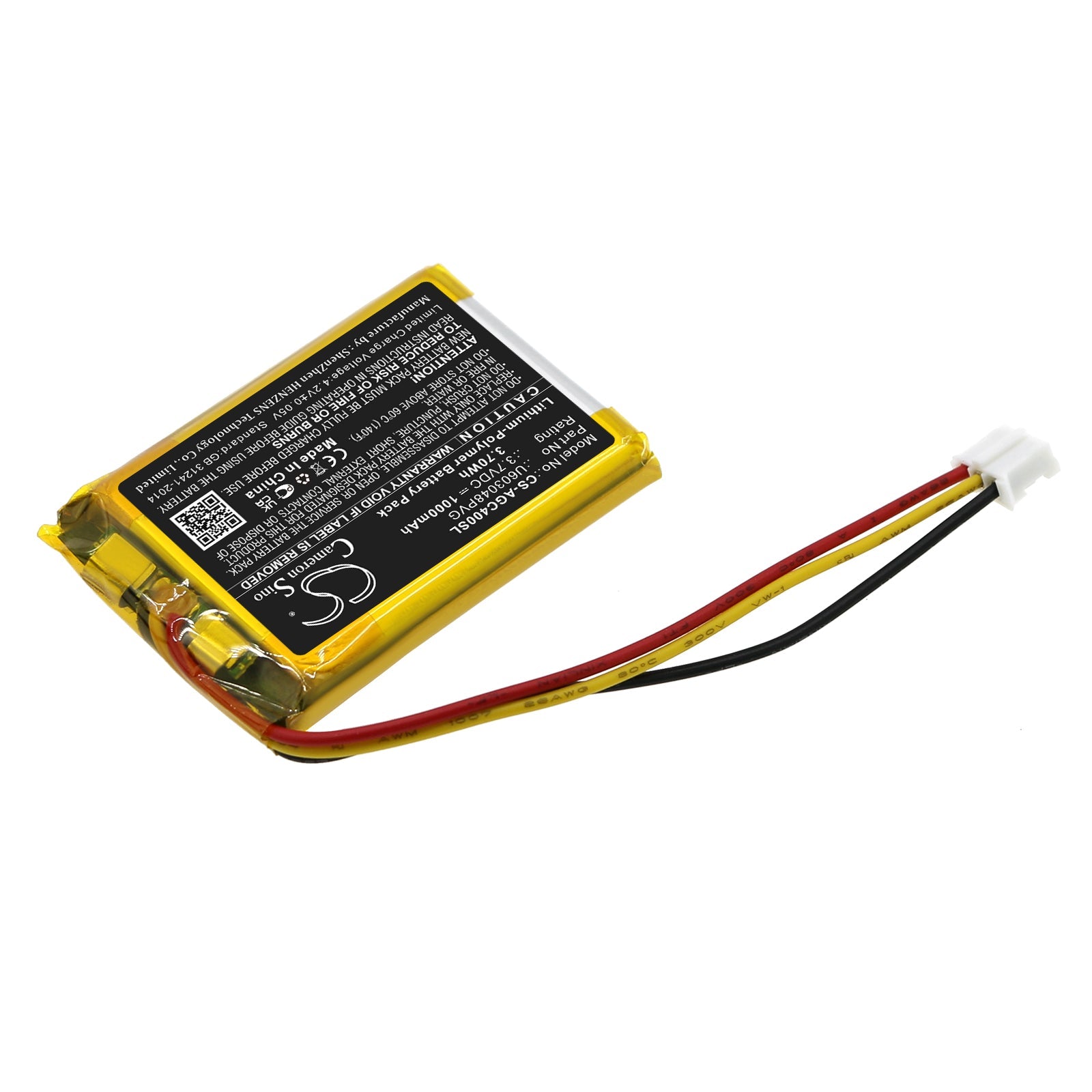 Li-Polymer, Game Console Battery fits Astro C40 Tr Wireless Controller, Gaming C40 Tr Wireless Control, 3.7V, 1000mAh Game Console Cameron Sino Technology Limited