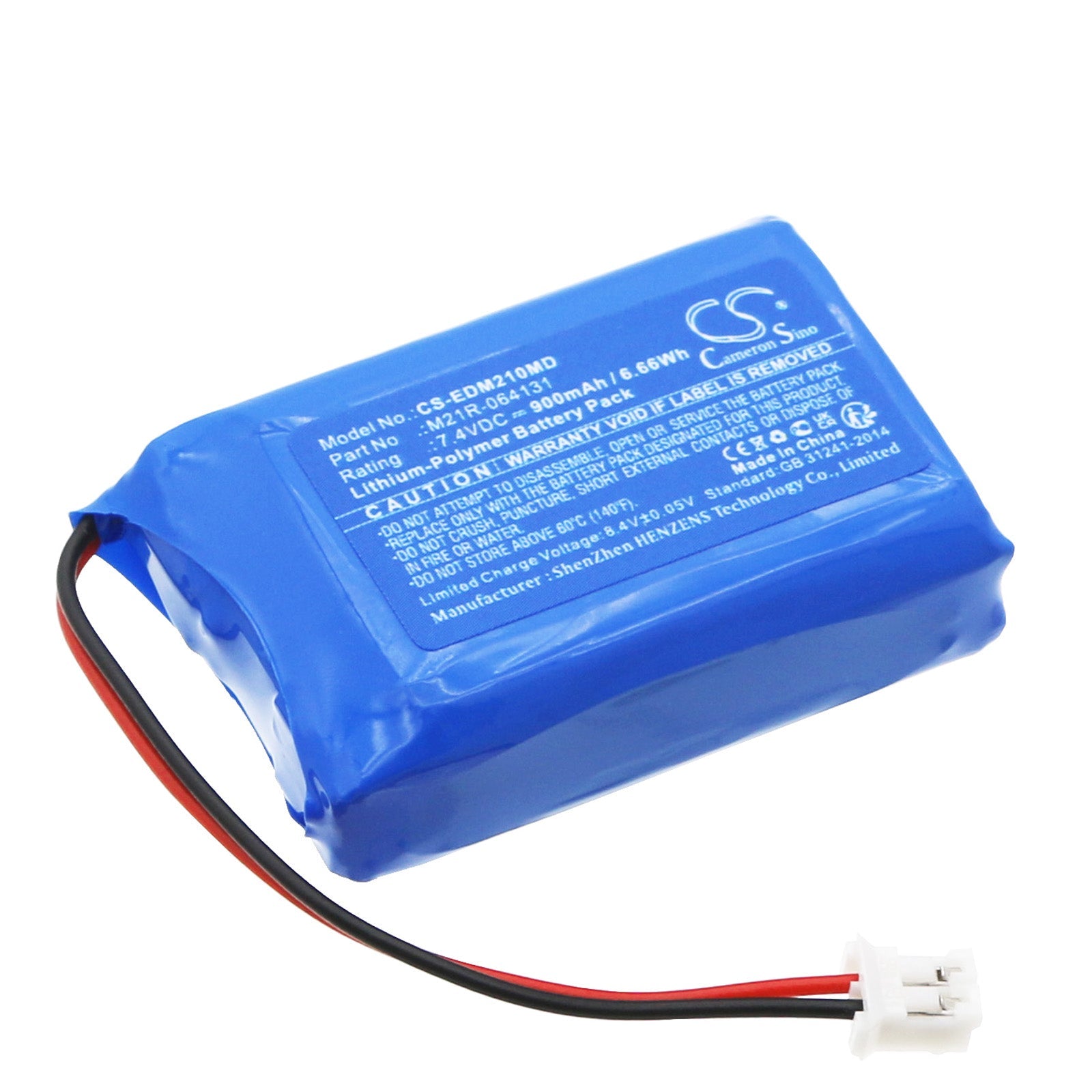 Li-Polymer, Medical Battery fits Edan Pro Ii Doppler, Sonotrax Ii Doppler, 7.4V, 900mAh Medical Cameron Sino Technology Limited
