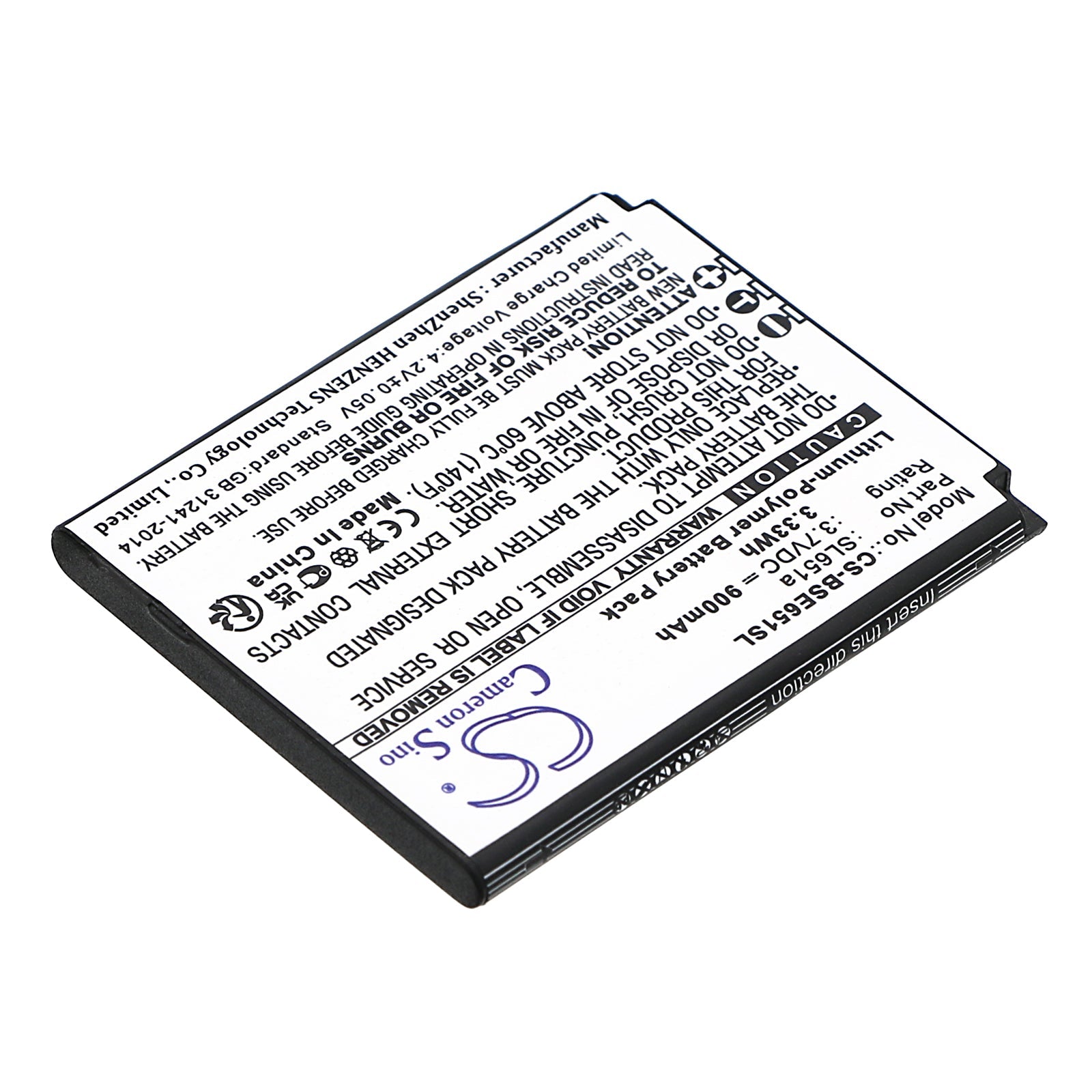 Li - Polymer, Mobile, SmartPhone Battery fits Bea - fon Sl651, Sl651a, 3.7V, 900mAh - Batterybuyer.ca