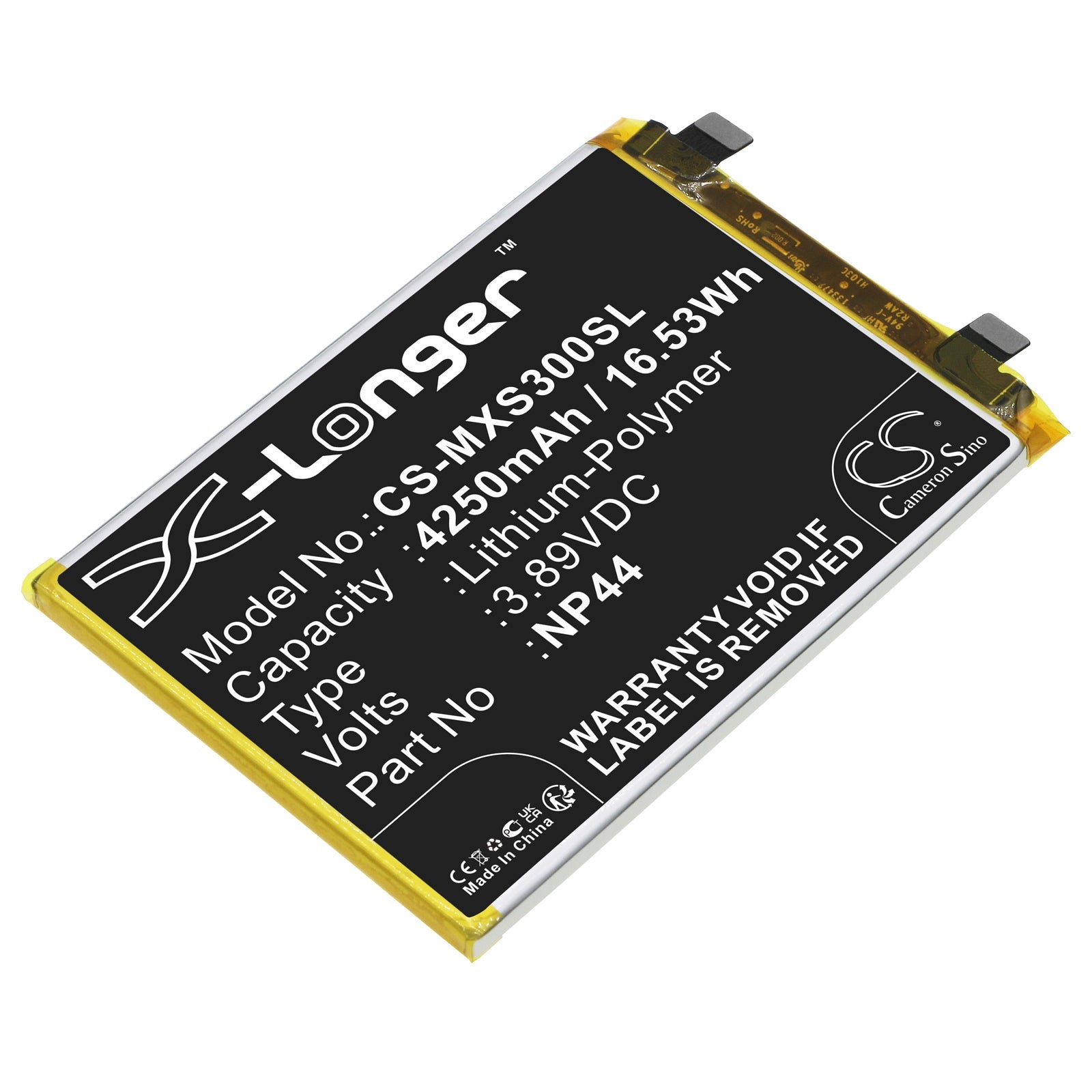 Li-Polymer, Mobile, SmartPhone Battery fits Motorola Moto S30 Pro, Xt2243-2, 3.89V, 4250mAh Mobile & SmartPhone Cameron Sino Technology Limited