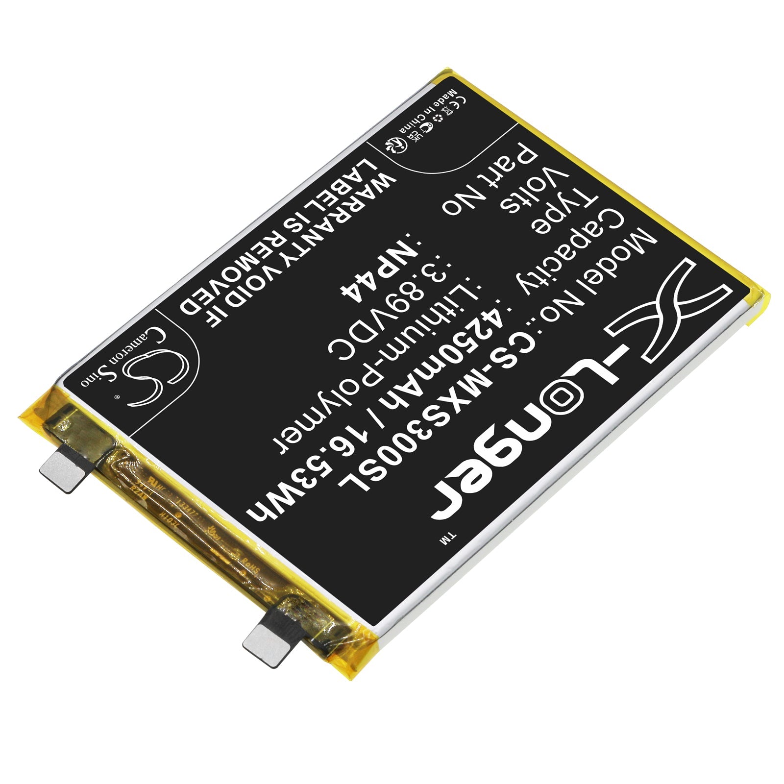 Li-Polymer, Mobile, SmartPhone Battery fits Motorola Moto S30 Pro, Xt2243-2, 3.89V, 4250mAh Mobile & SmartPhone Cameron Sino Technology Limited