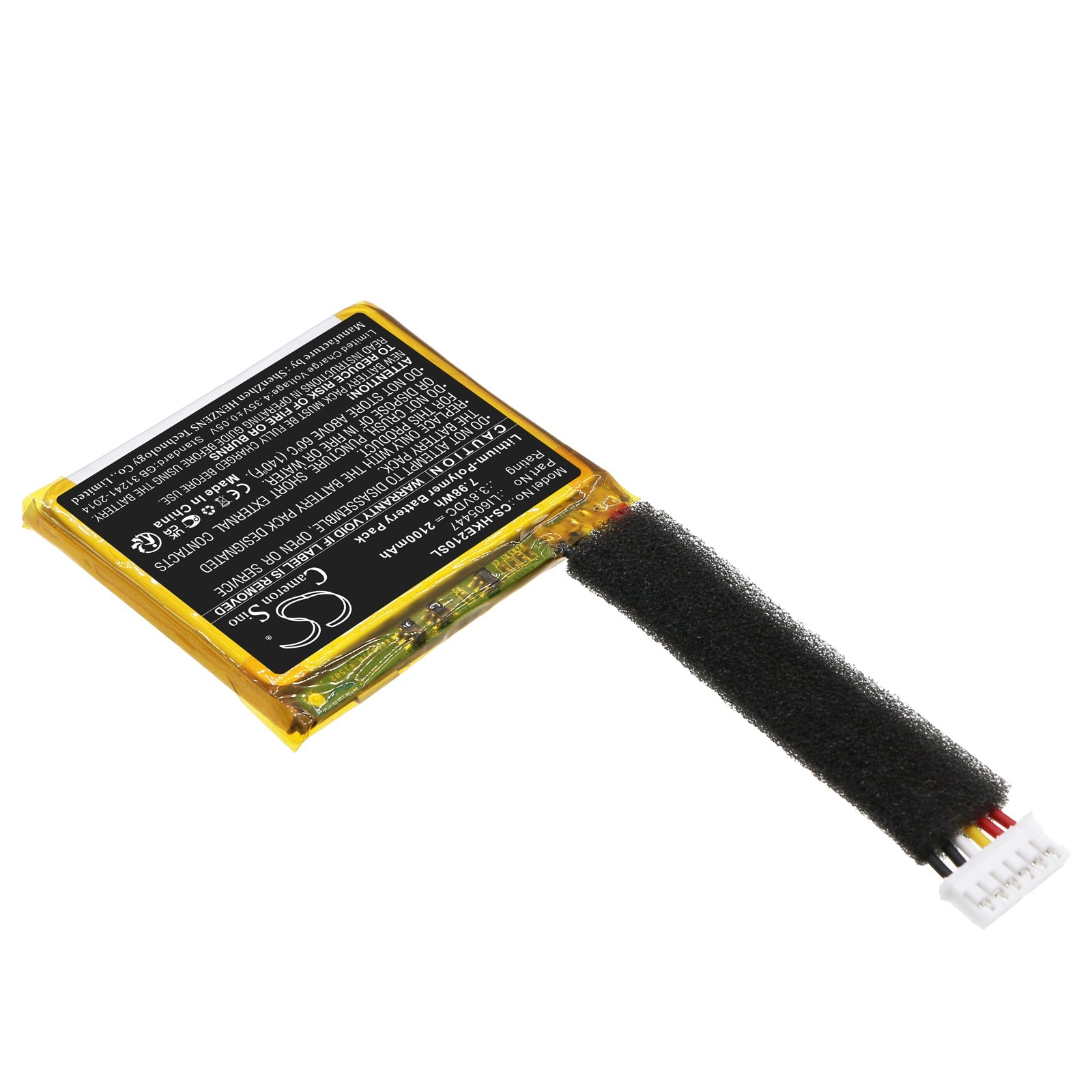 Li-Polymer, Speaker Battery fits Harman/kardon Esquire Mini 2, 3.8V, 2100mAh Speaker Cameron Sino Technology Limited