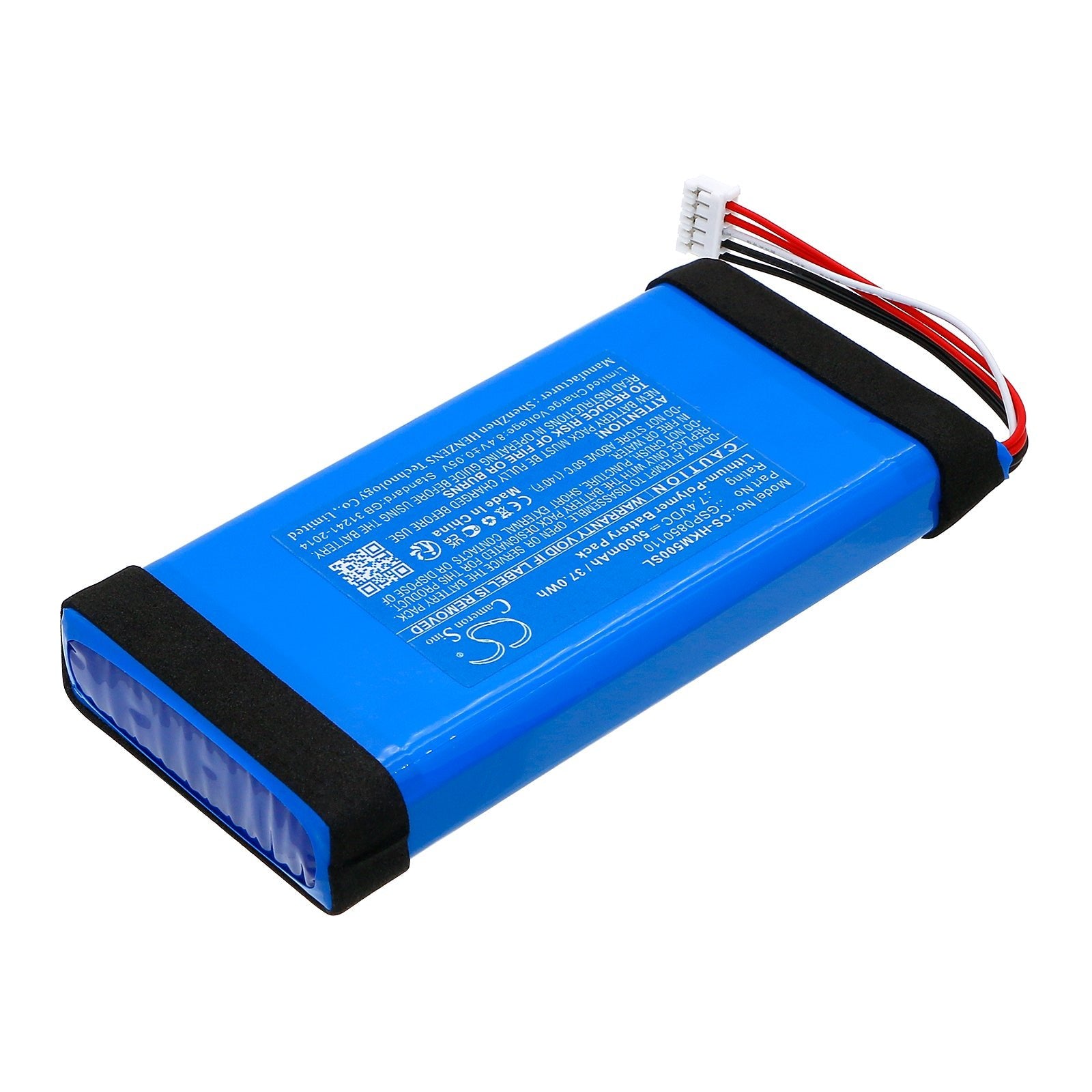 Li-Polymer, Speaker Battery fits Harman/kardon Omni 50 Plus, Omni 50+, 7.4V, 5000mAh Speaker Cameron Sino Technology Limited