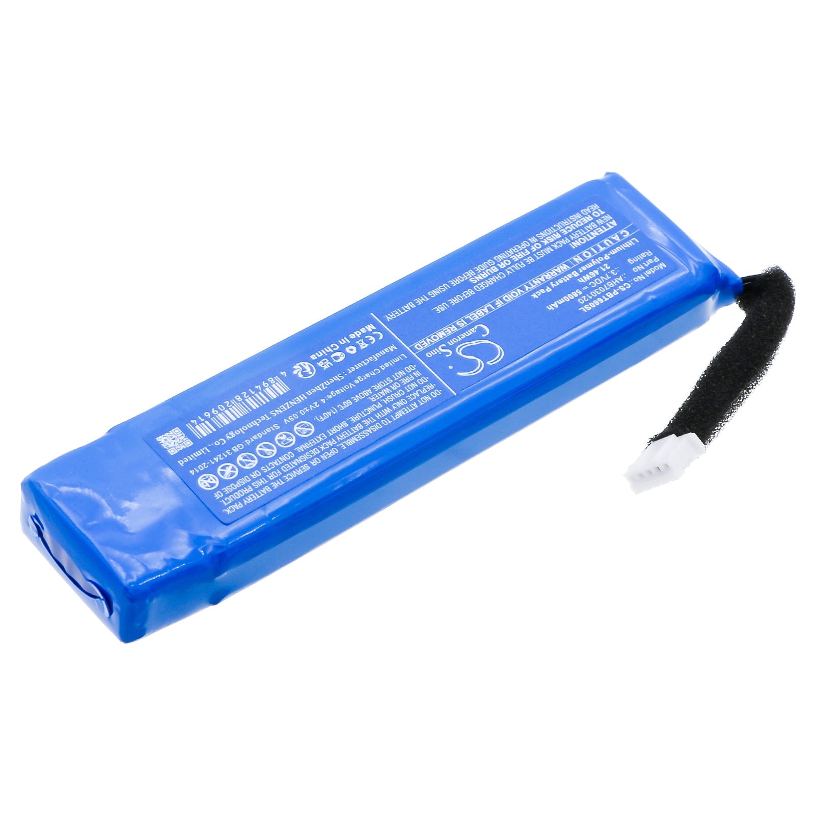 Li-Polymer, Speaker Battery fits Philips Bt6600, Bt6600b, 3.7V, 5800mAh Speaker Cameron Sino Technology Limited