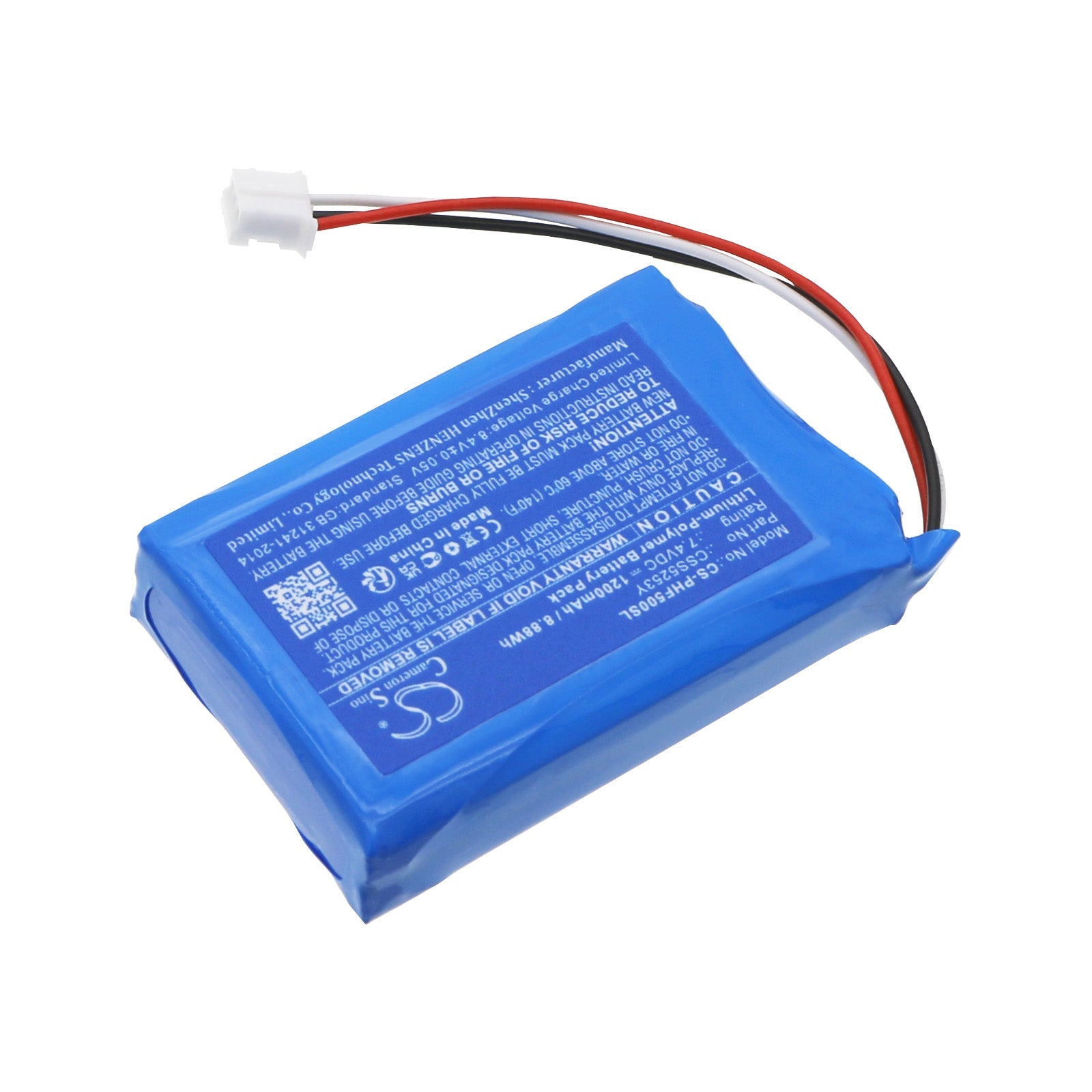 Li-Polymer, Speaker Battery fits Philips Fidelio E5, Fidelio F5, 7.4V, 1200mAh Speaker Cameron Sino Technology Limited