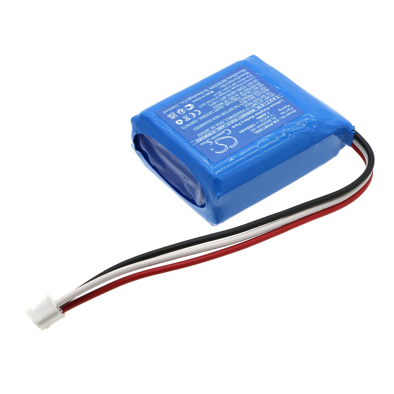 Li-Polymer, Speaker Battery fits Philips Shoqbox Sb7200, 7.4V, 1000mAh Speaker Cameron Sino Technology Limited