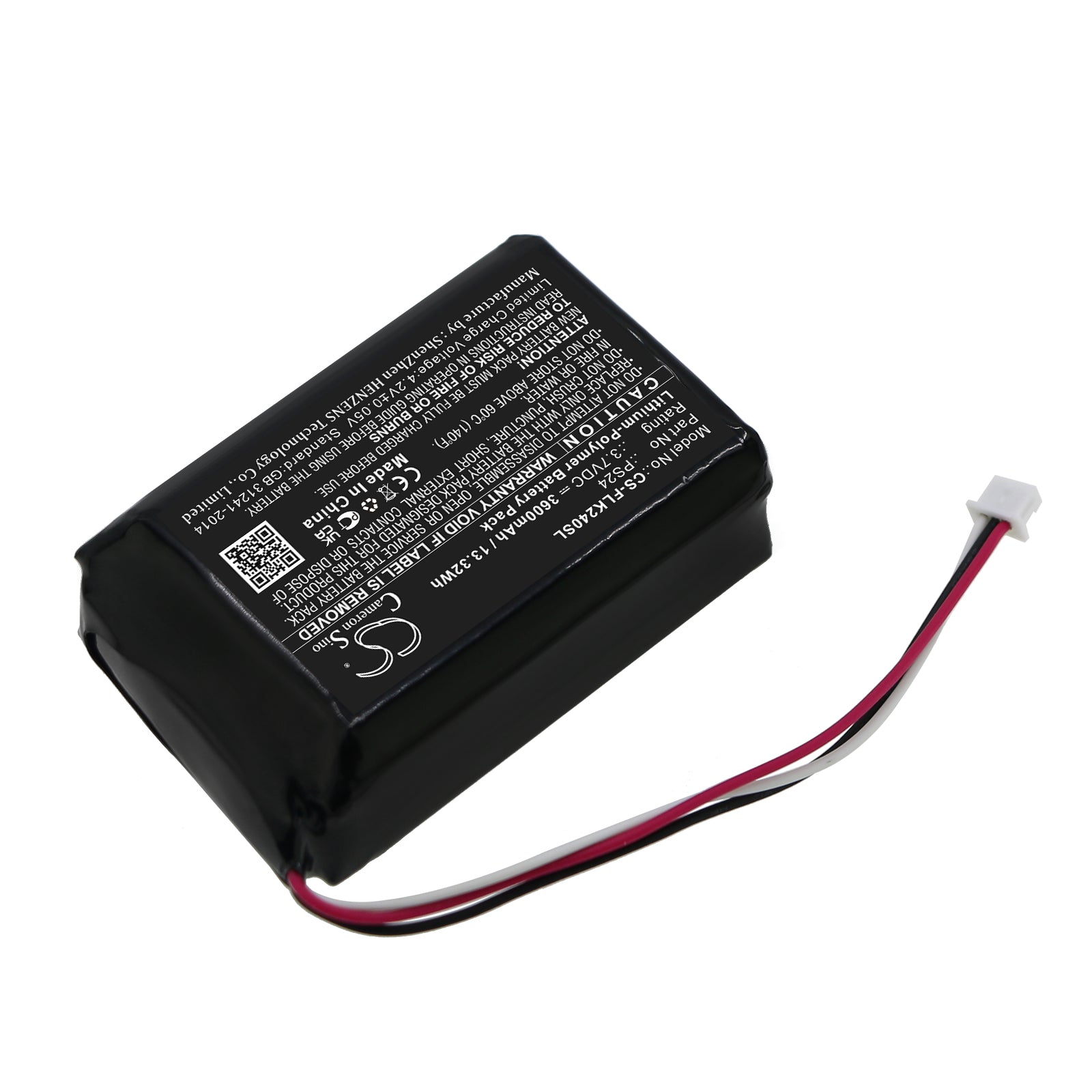 Li-Polymer, Thermal Camera Battery fits Flir Scout 240, 3.7V, 3600mAh Thermal Camera Cameron Sino Technology Limited