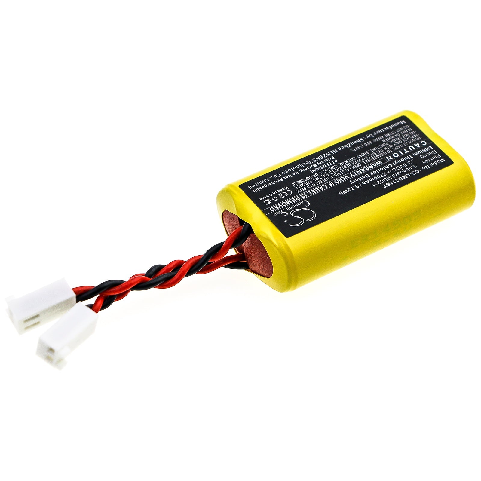 Li - SOCl2 Battery fits Allarme, Labguard Md0211 3.6V, 2700mAh - Batterybuyer.ca