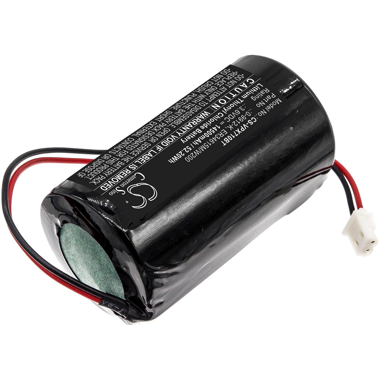 Li - SOCl2 Battery fits Visonic, Mc - s710, Mc - s720, Mcs - 730 3.6V, 14500mAh - Batterybuyer.ca