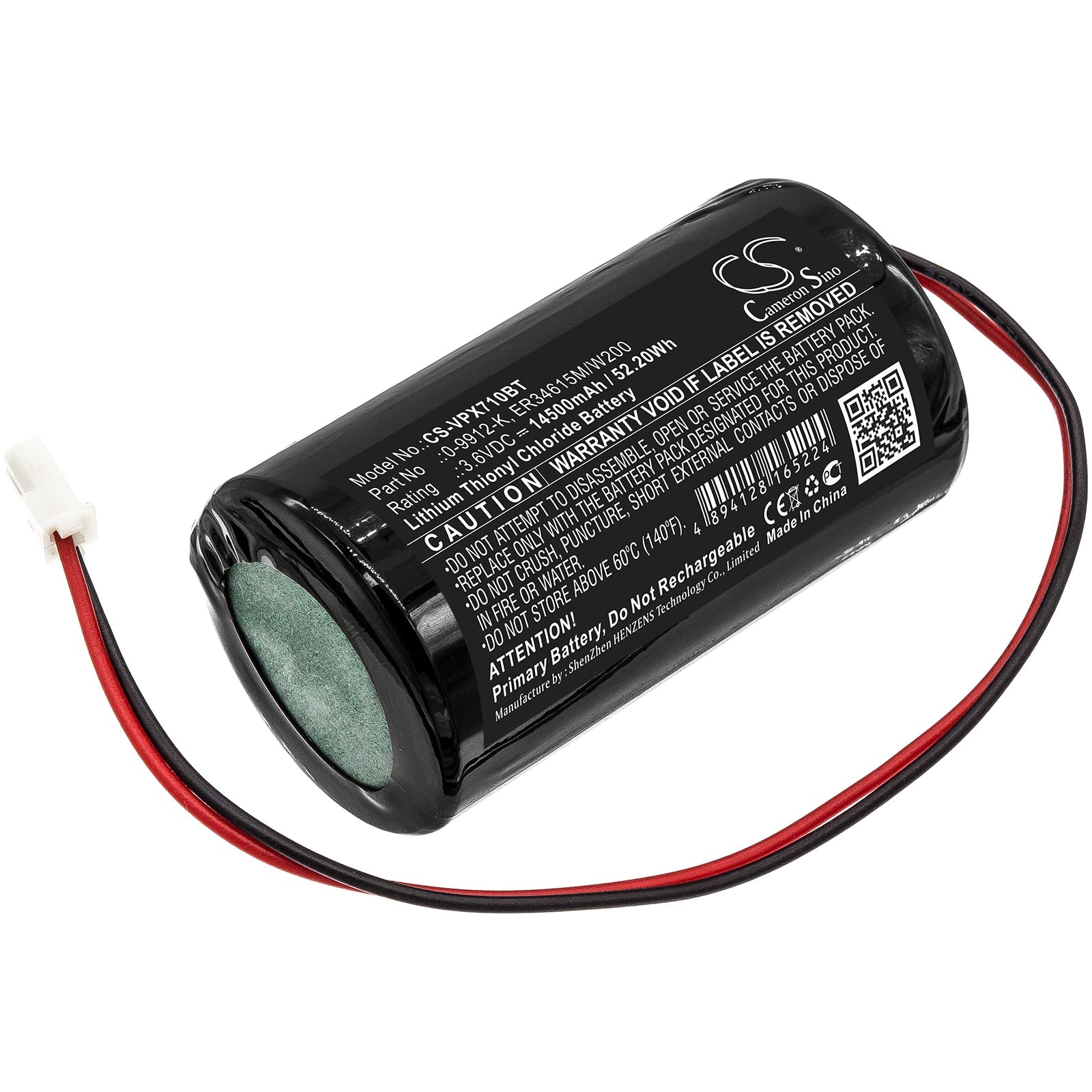 Li - SOCl2 Battery fits Visonic, Mc - s710, Mc - s720, Mcs - 730 3.6V, 14500mAh - Batterybuyer.ca